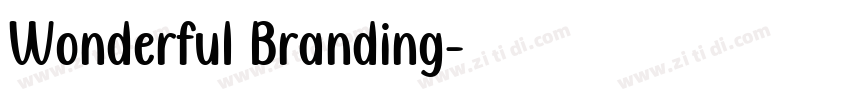 Wonderful Branding字体转换